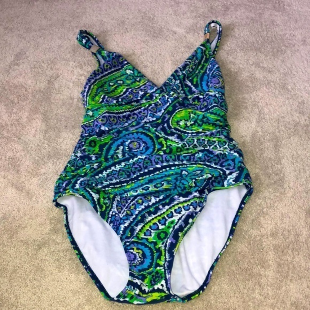 Lauren Ralph Lauren One Piece Swimsuit Small